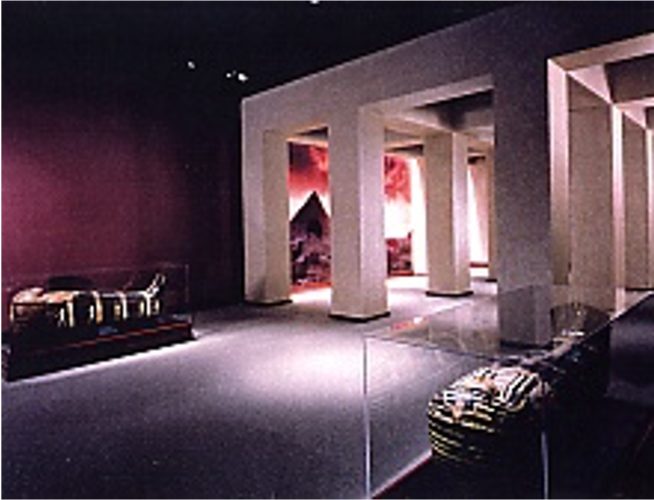 This was an exhibit of artifacts from King Tut’s tomb. The museum was created in an old department store in St. Petersburg, Florida.